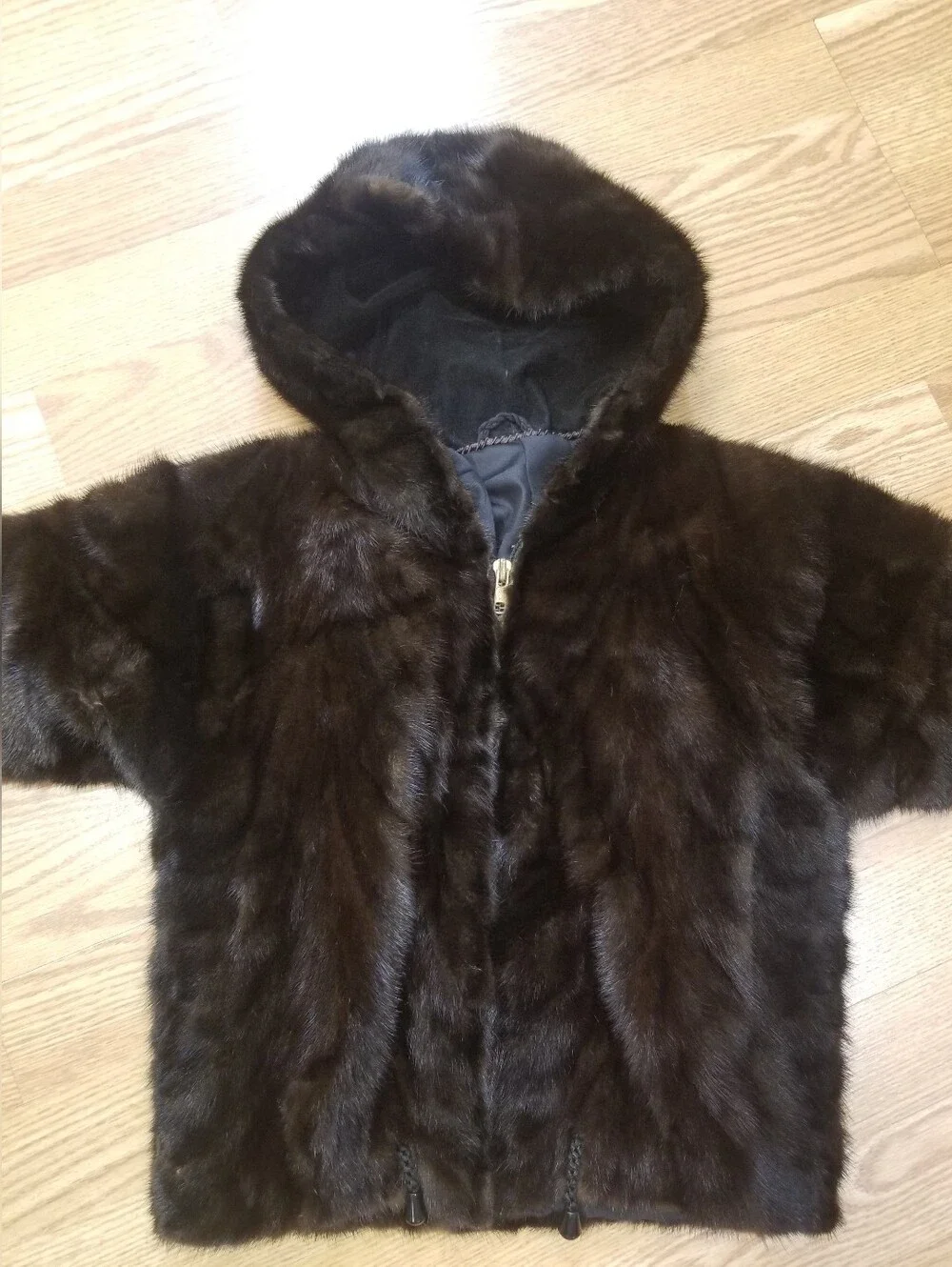 Kids Real Mink Fur Coat